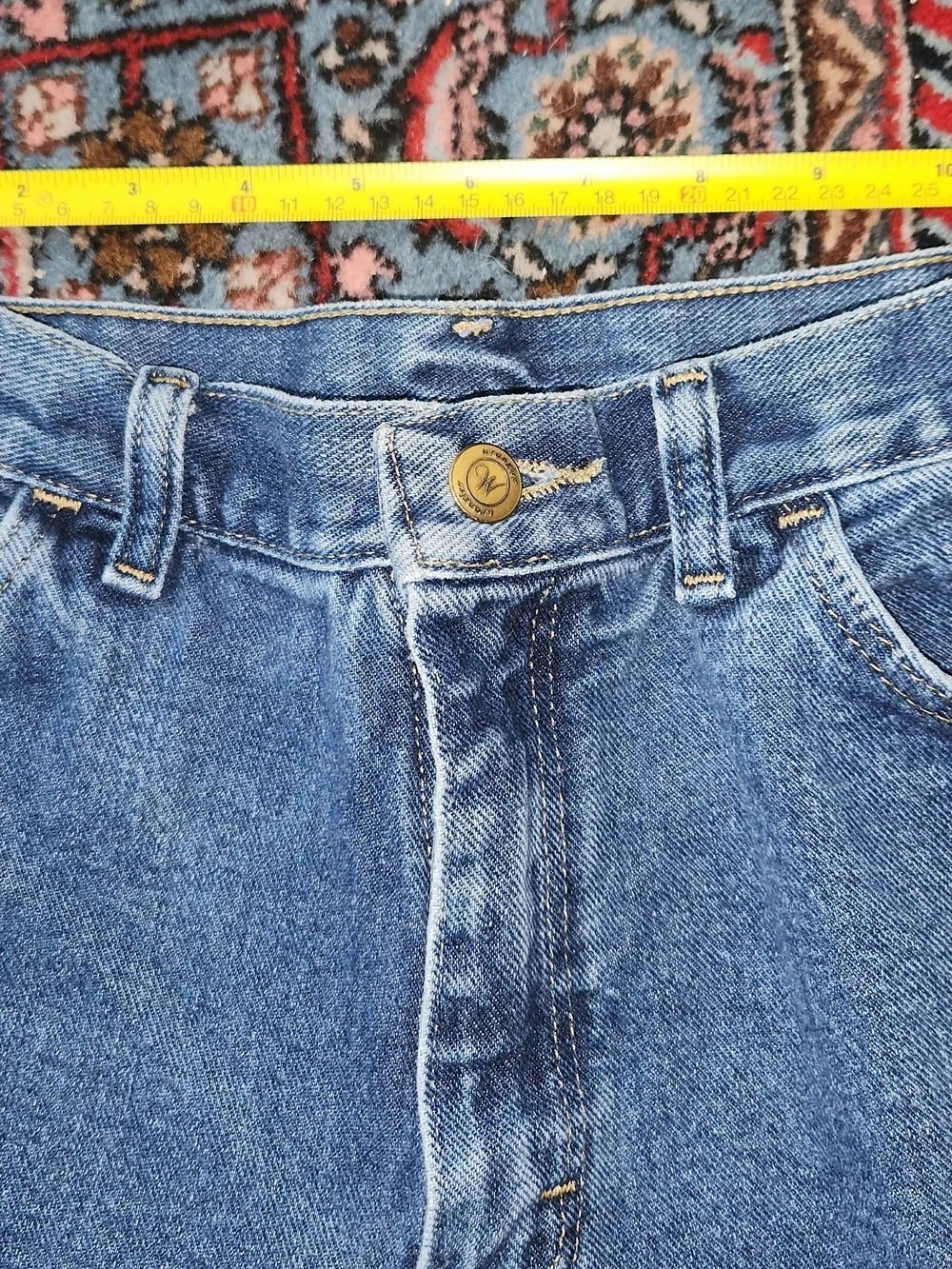 Classic Blue Denim Women's Shorts - Vintage Style 25